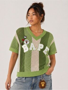 BAPE Crochet Tee NWT
